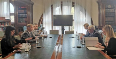 11 October 2022 The Chairman of the Foreign Affairs Committee in meeting with the Finnish Ambassador to Serbia 